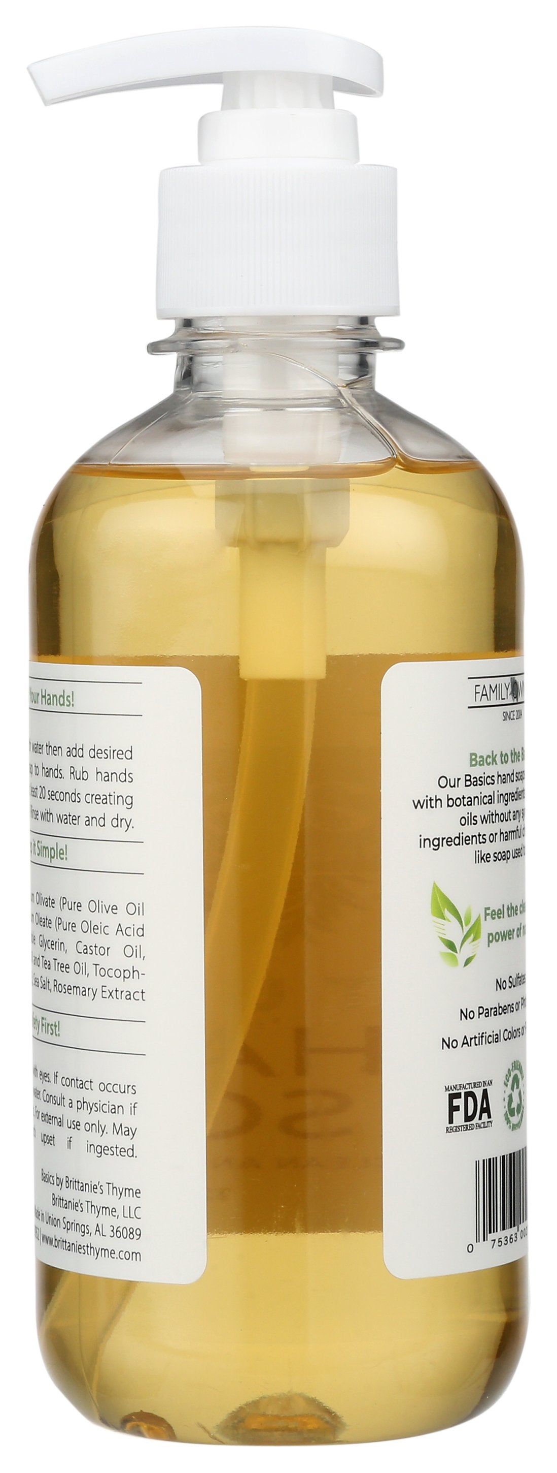 BRITTANIES THYME SOAP HAND LEMONGRS TEATRE