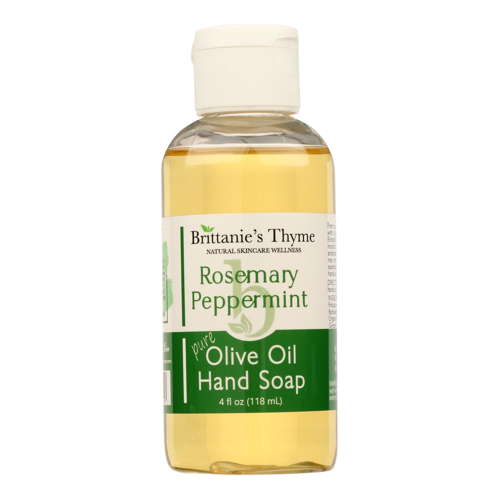 Brittanie's Thyme - Hand Soap Liquid Rsmry Pprmt - 1 Each-4 FZ