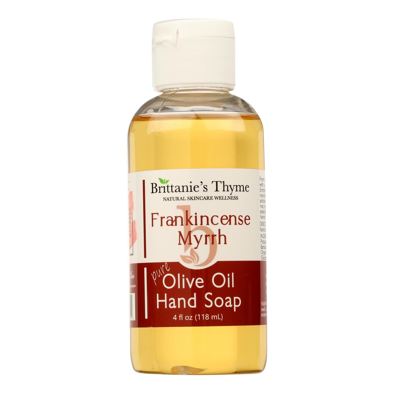 Brittanie's Thyme - Hand Sp Liquid Frknsns Myrrh - 1 Each-4 FZ