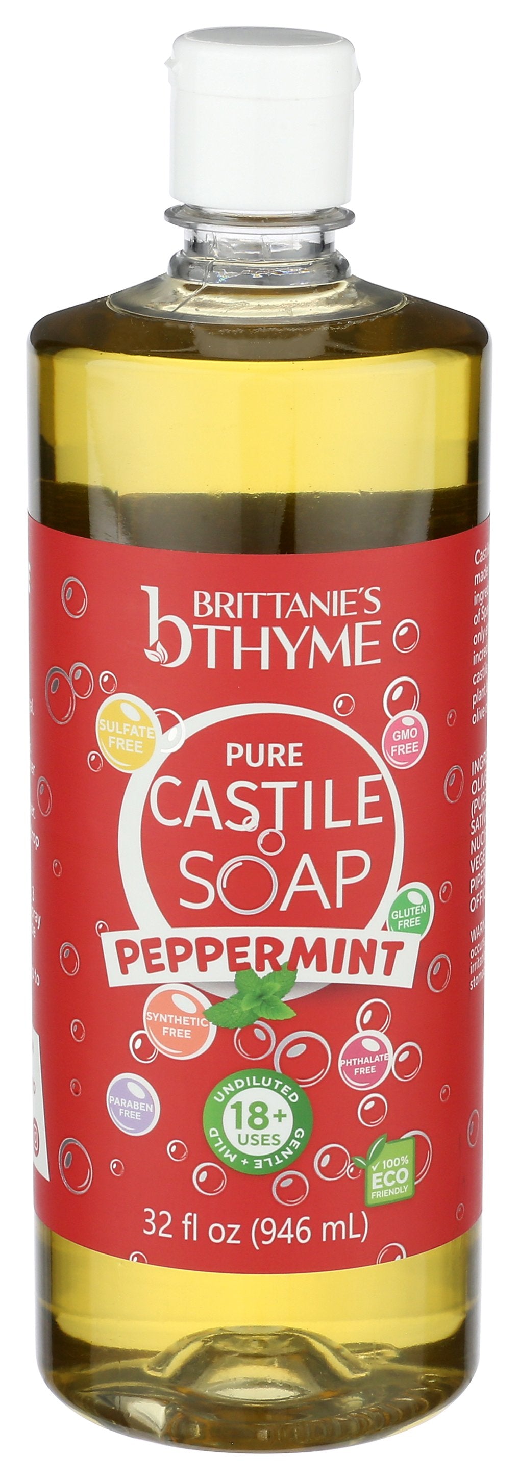 BRITTANIES THYME SOAP CASTILE PEPPERMINT