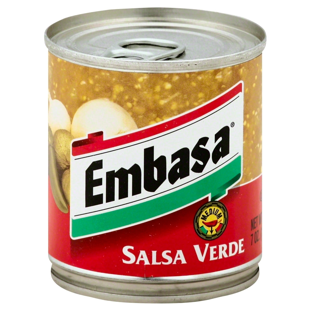 Embasa Salsa Verde Green Medium - Case of 12 - 7 oz
