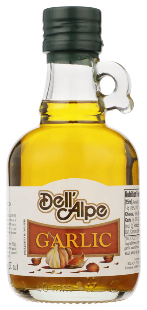 Dell' Alpe Oil Olive EV Garlic - Pack of 6 - 8.5 oz