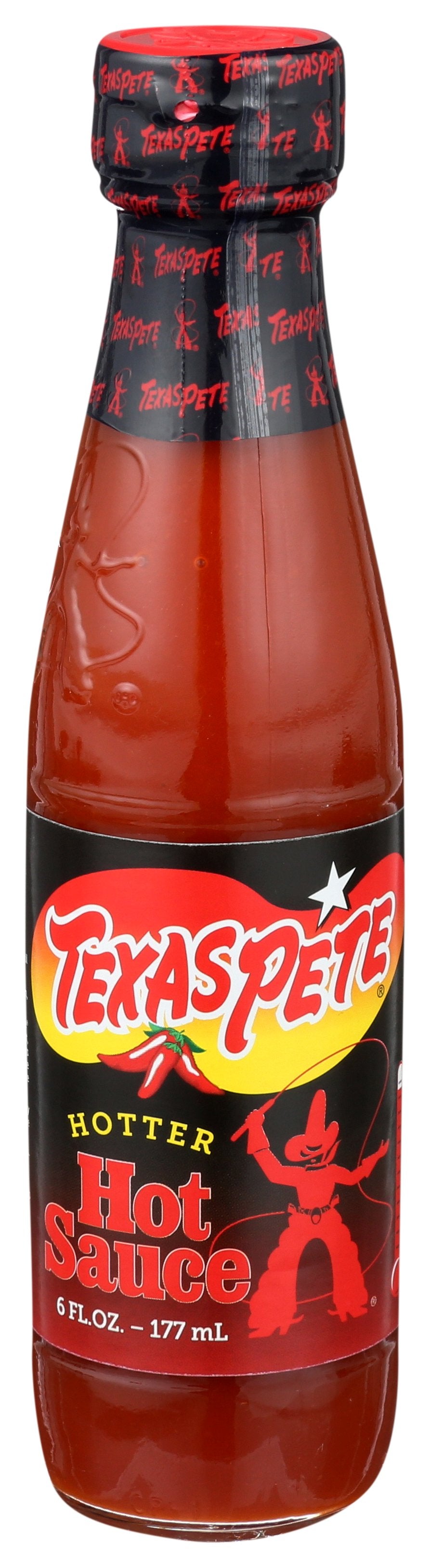 TEXAS PETE SAUCE HOTTER HOT - Case of 12