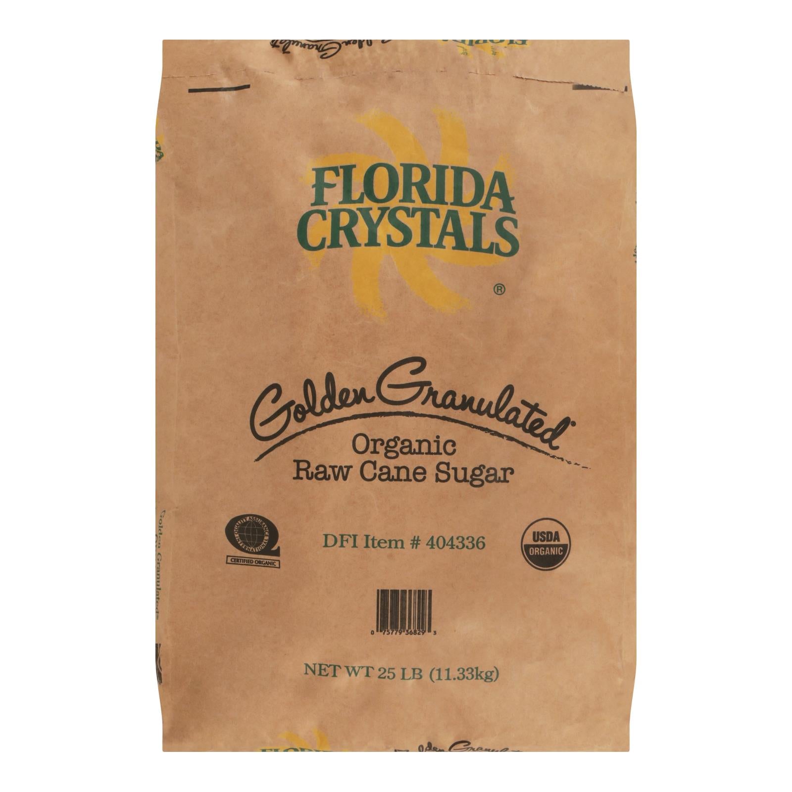 Florida Crystals Organic Powdered Sugar - Sugar - 1 Bag - 25lb