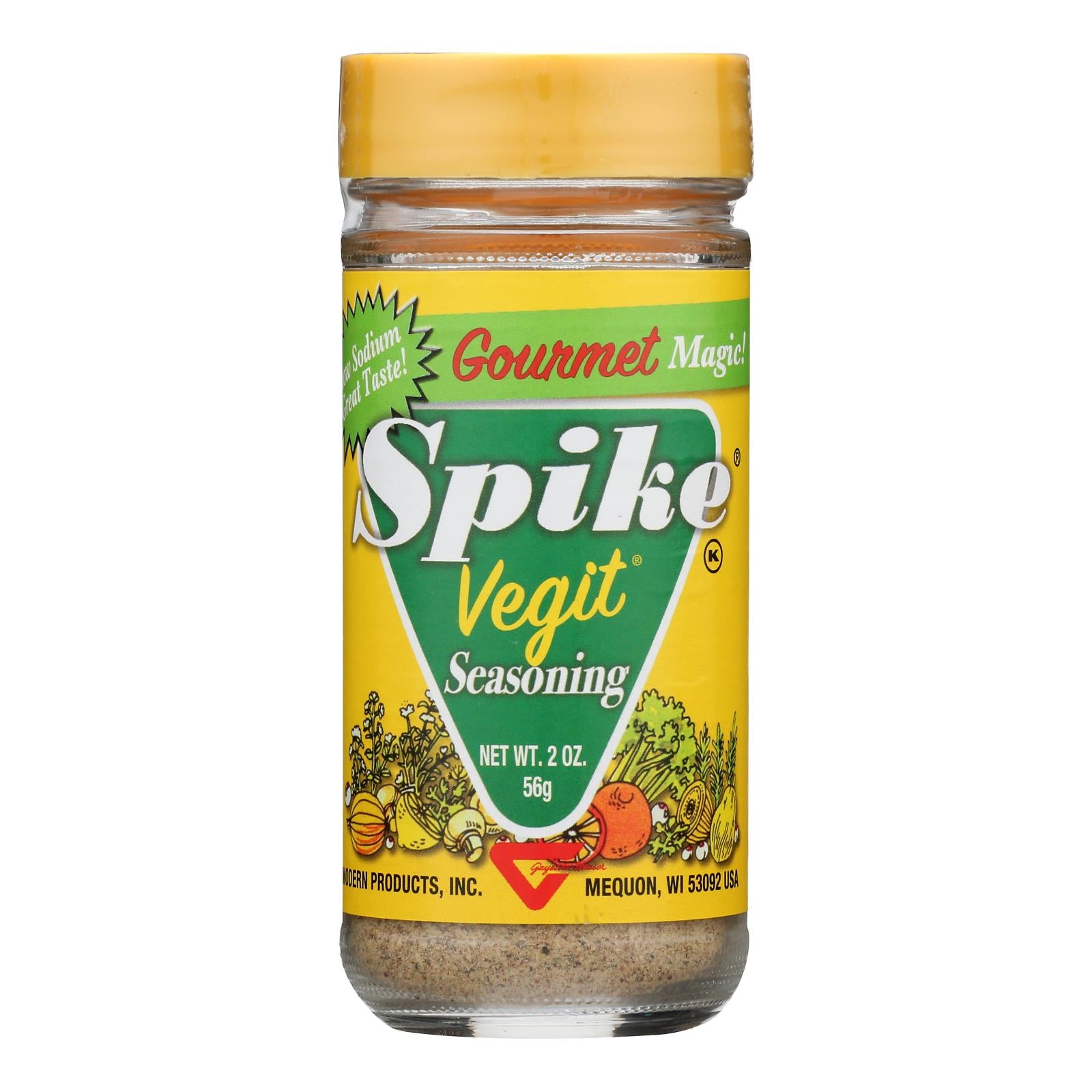Modern Products Spike Gourmet Natural Seasoning - Vegit Magic - 2 Oz - Case Of 6