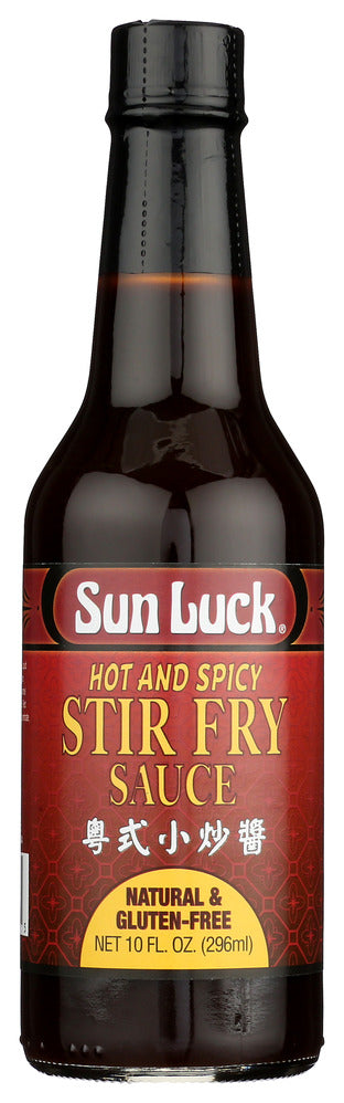 Sun Luck Hot and Spicy Stir Fry Sauce - Case of 12 - 10 oz
