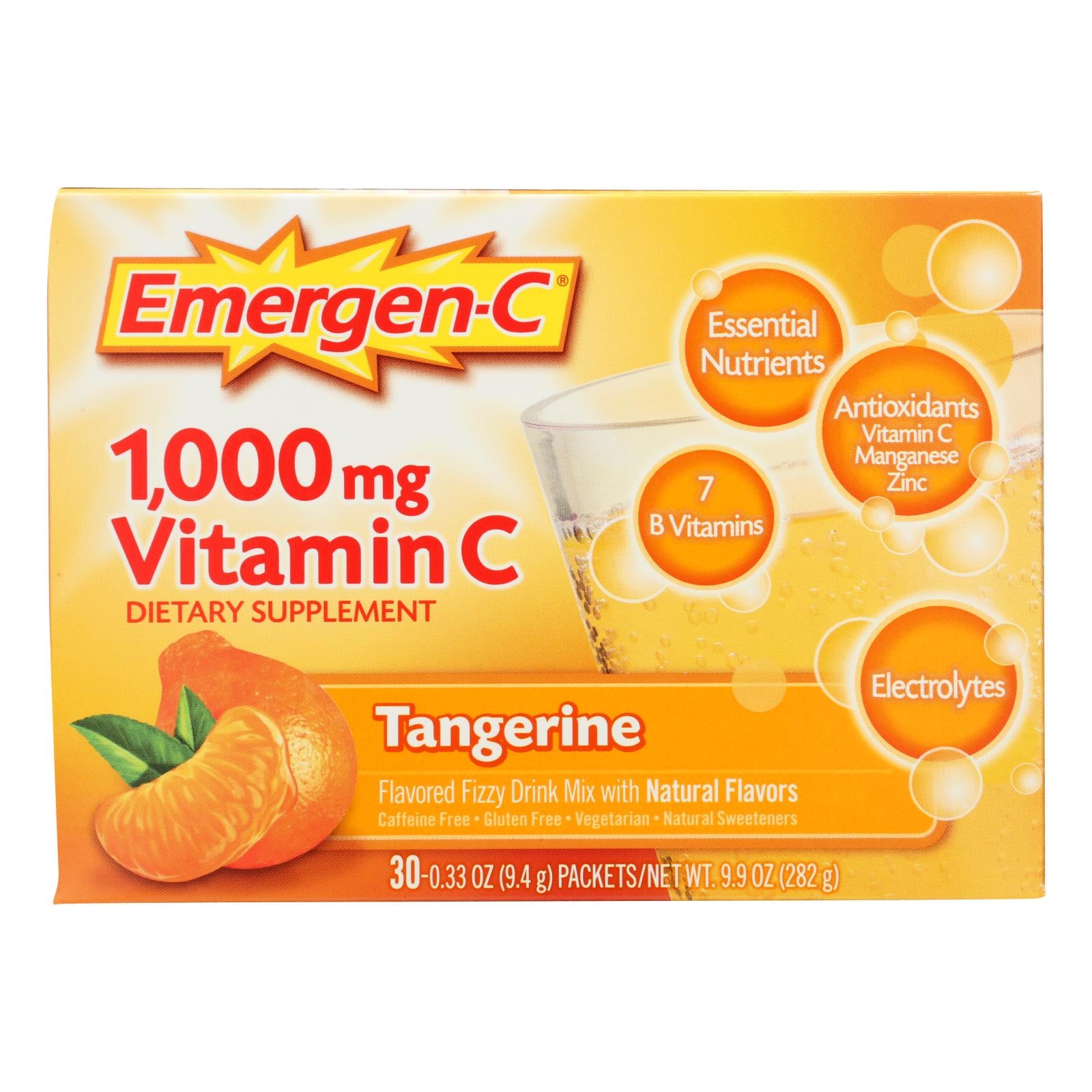 Emergen-C - Emergen-C Tangerine - Case of 3-30 Count