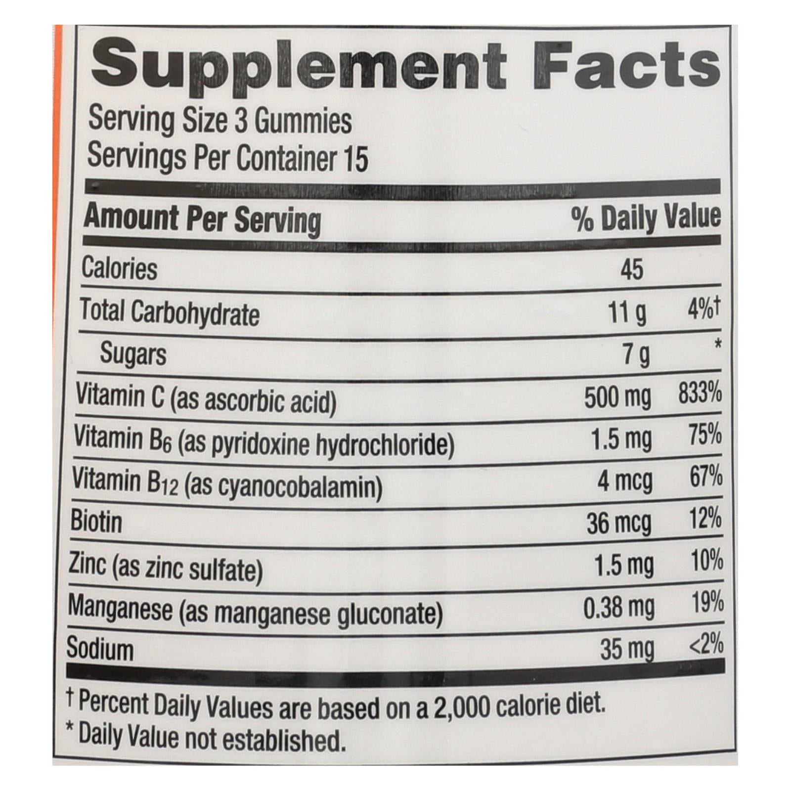 Emergen-C - Gummies Immune Support Core - Case of 3-45 Count