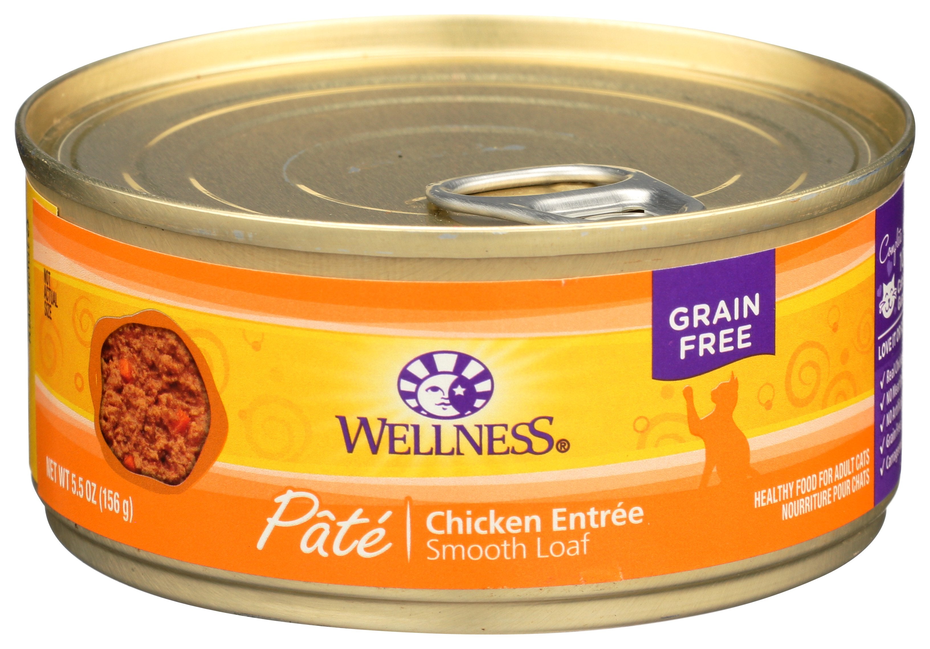 WELLNESS CAT FOOD CHKN