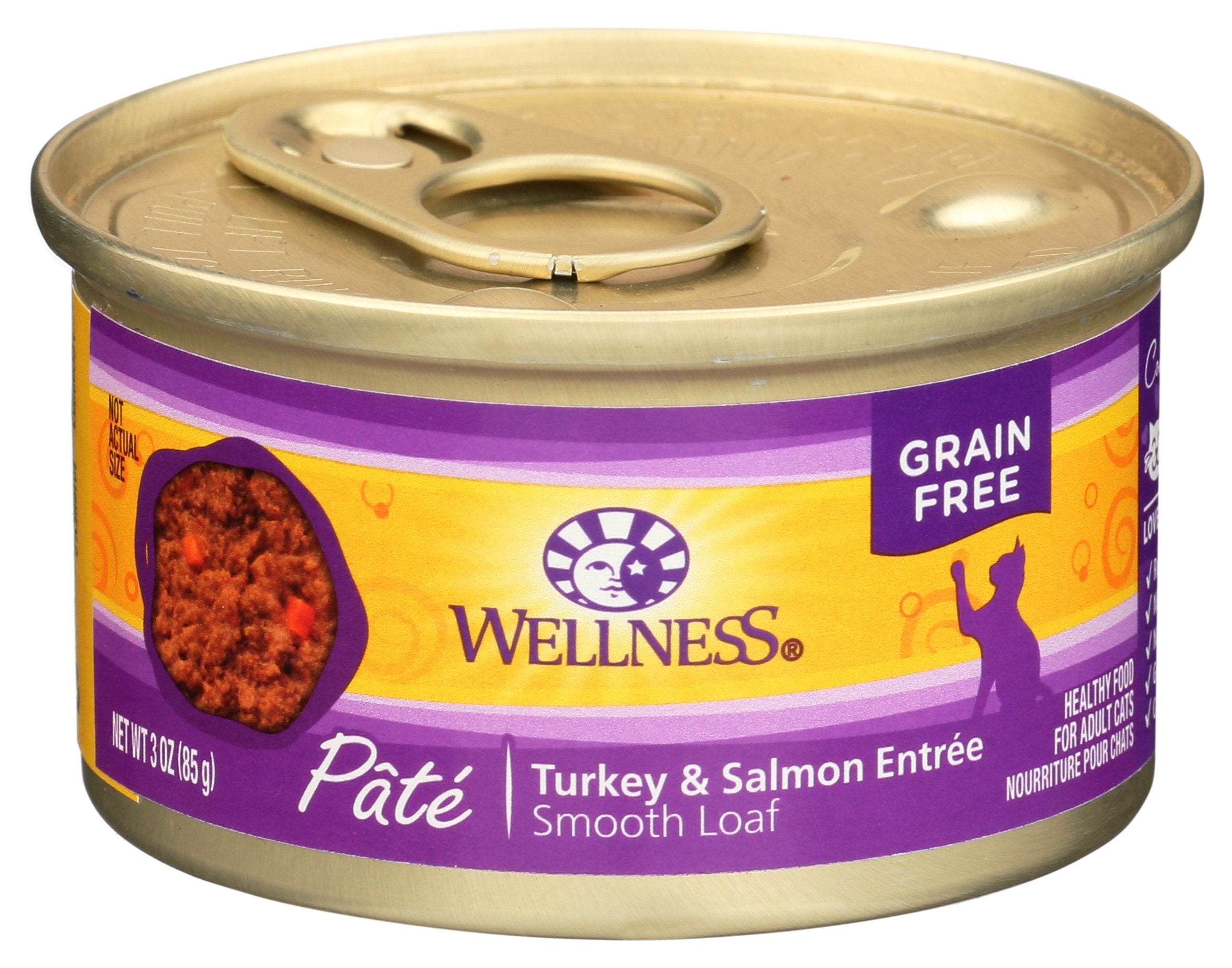 WELLNESS CAT FOOD TRKY & SALMON [COMPLETE HEALTH - 3 OZ]