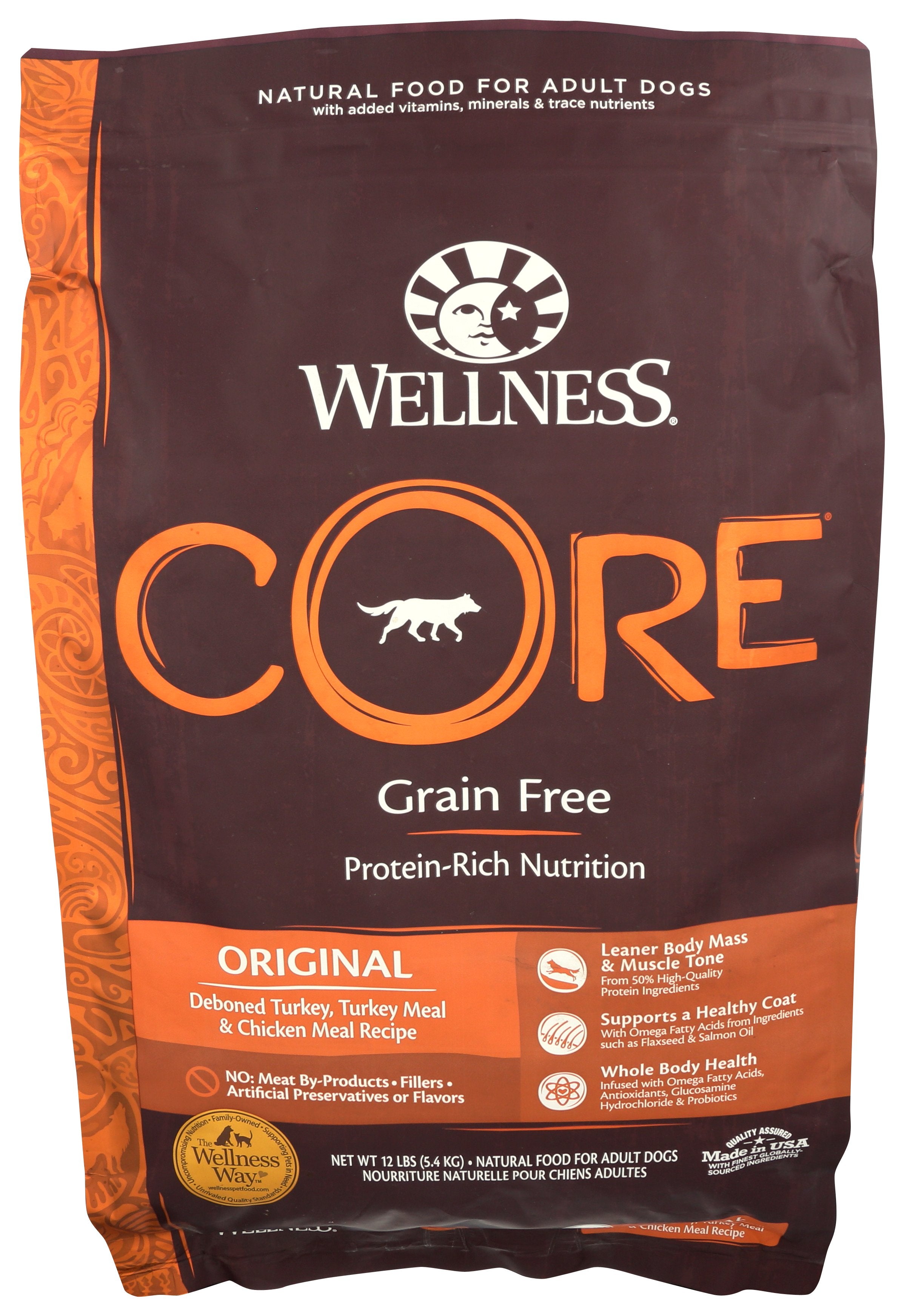 WELLNESS DOG FOOD DRY CORE ORIGINA