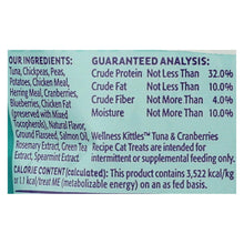 Load image into Gallery viewer, Wellness Pet Products Cat Treat - Kittles - Tuna &amp; Cranberry - Case Of 14 - 2 Oz
