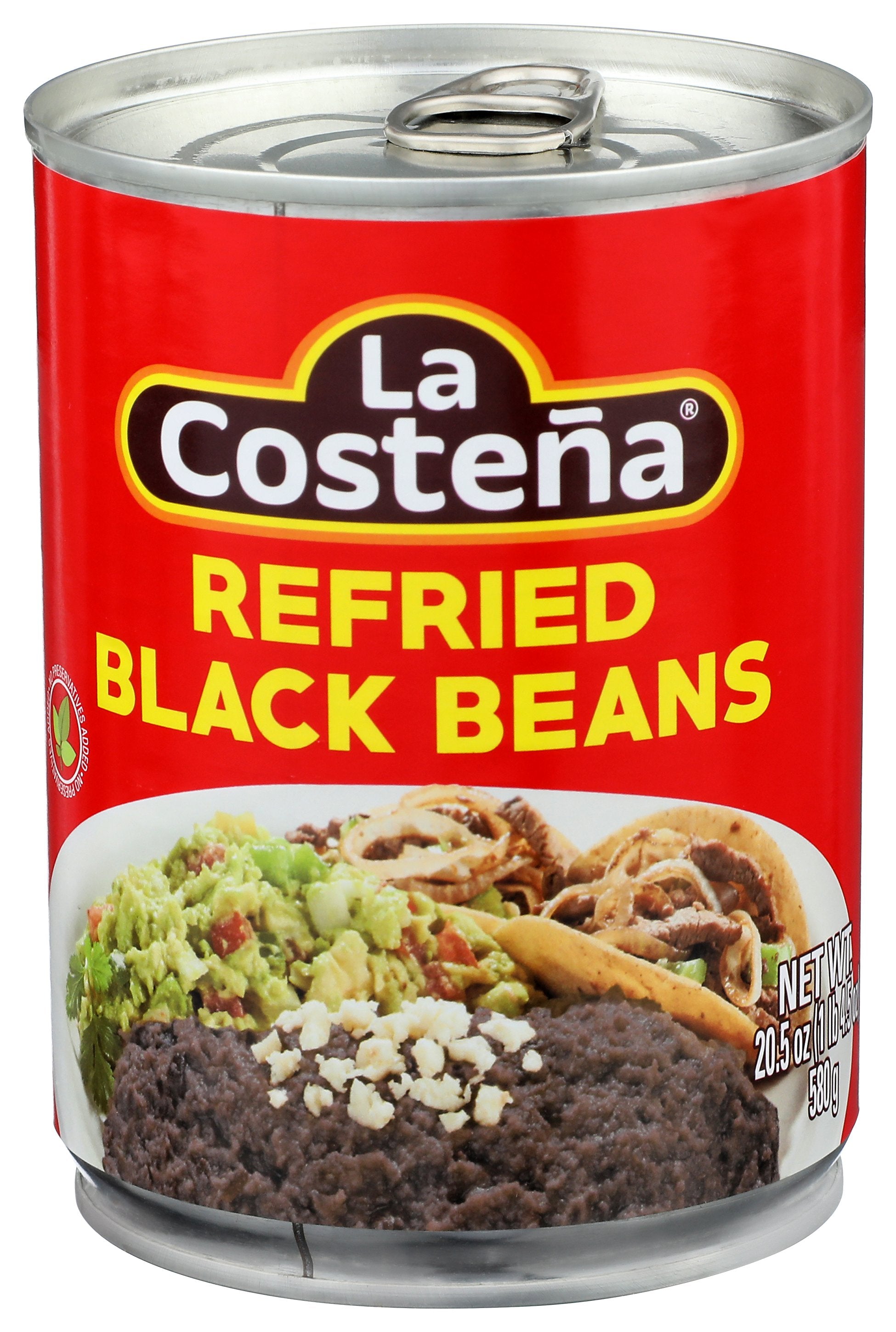 LA COSTENA BEAN REFRD BLACK - Case of 12