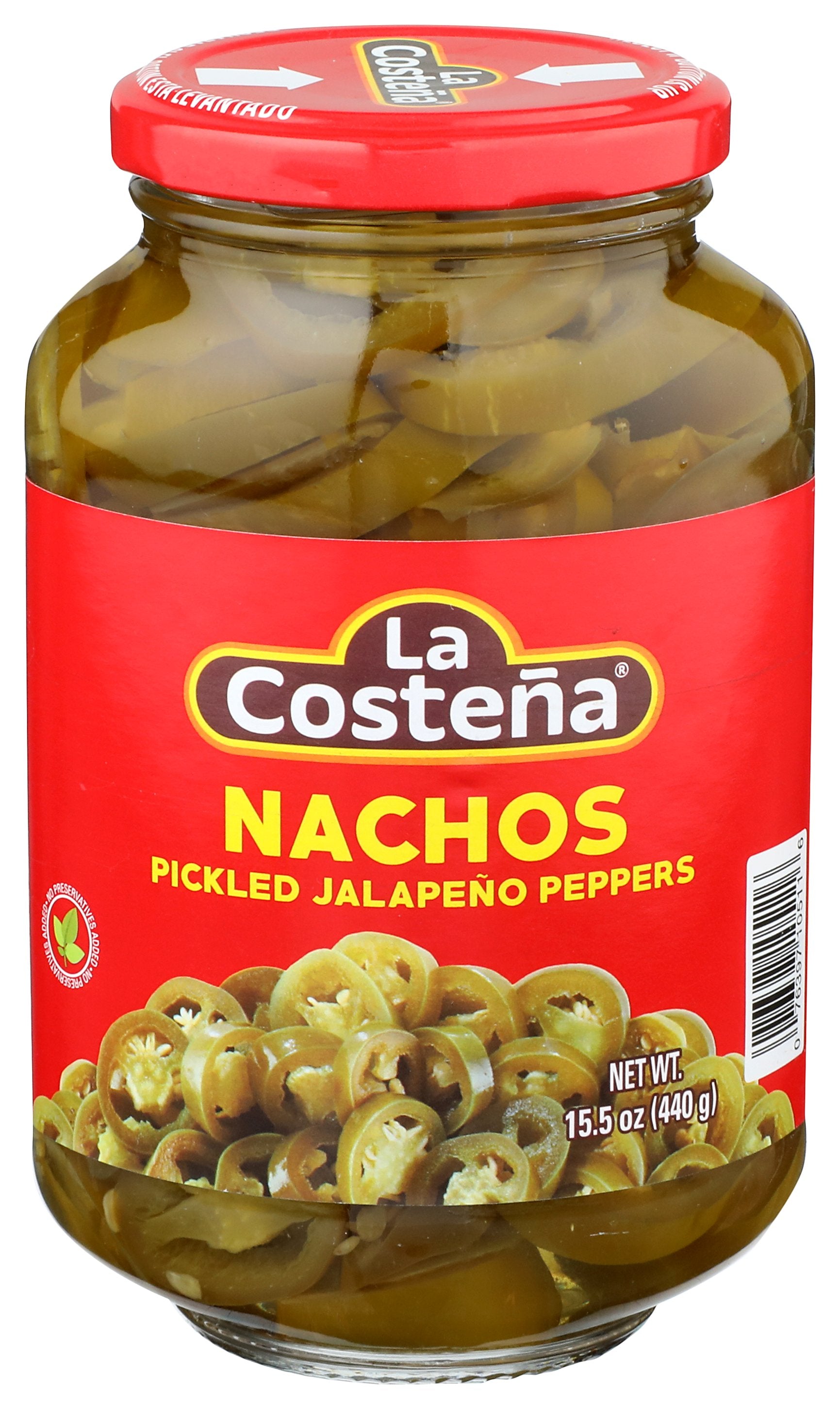 LA COSTENA PEPPER JLPNO NACHO GLASS - Case of 12