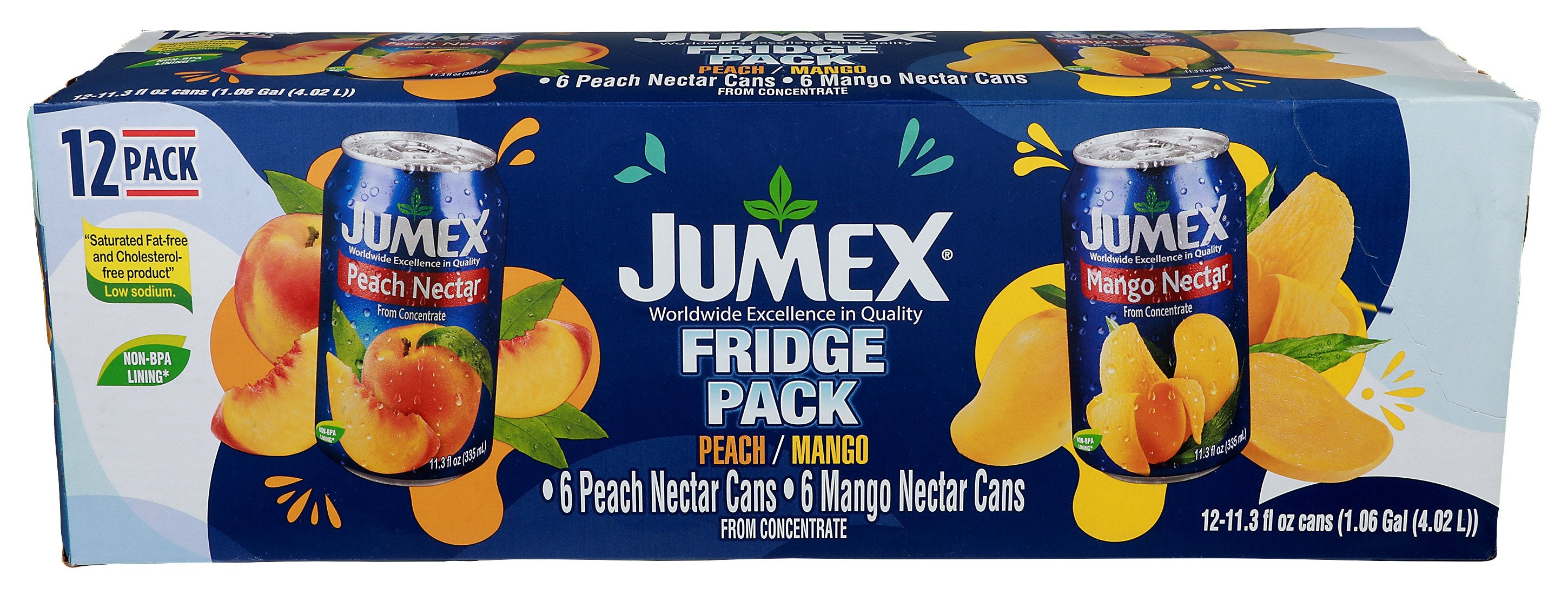 JUMEX NECTAR MANGO PEACH 12PK
