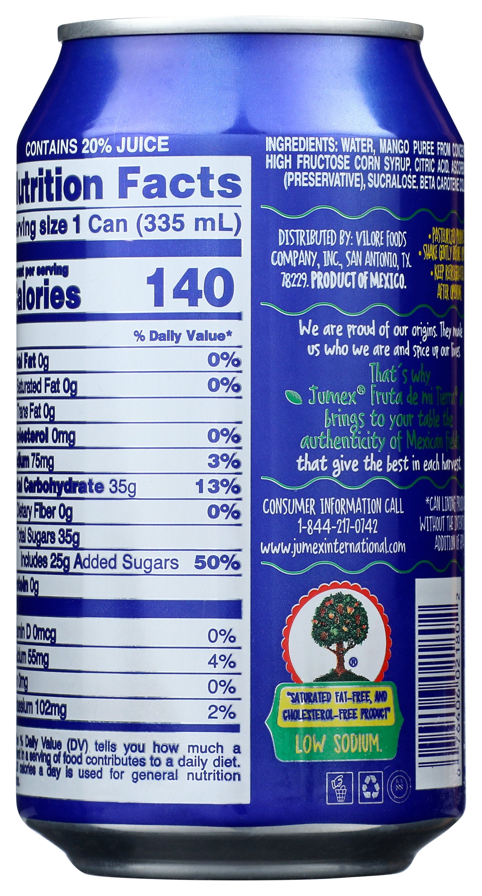 JUMEX NECTAR MANGO - Case of 24