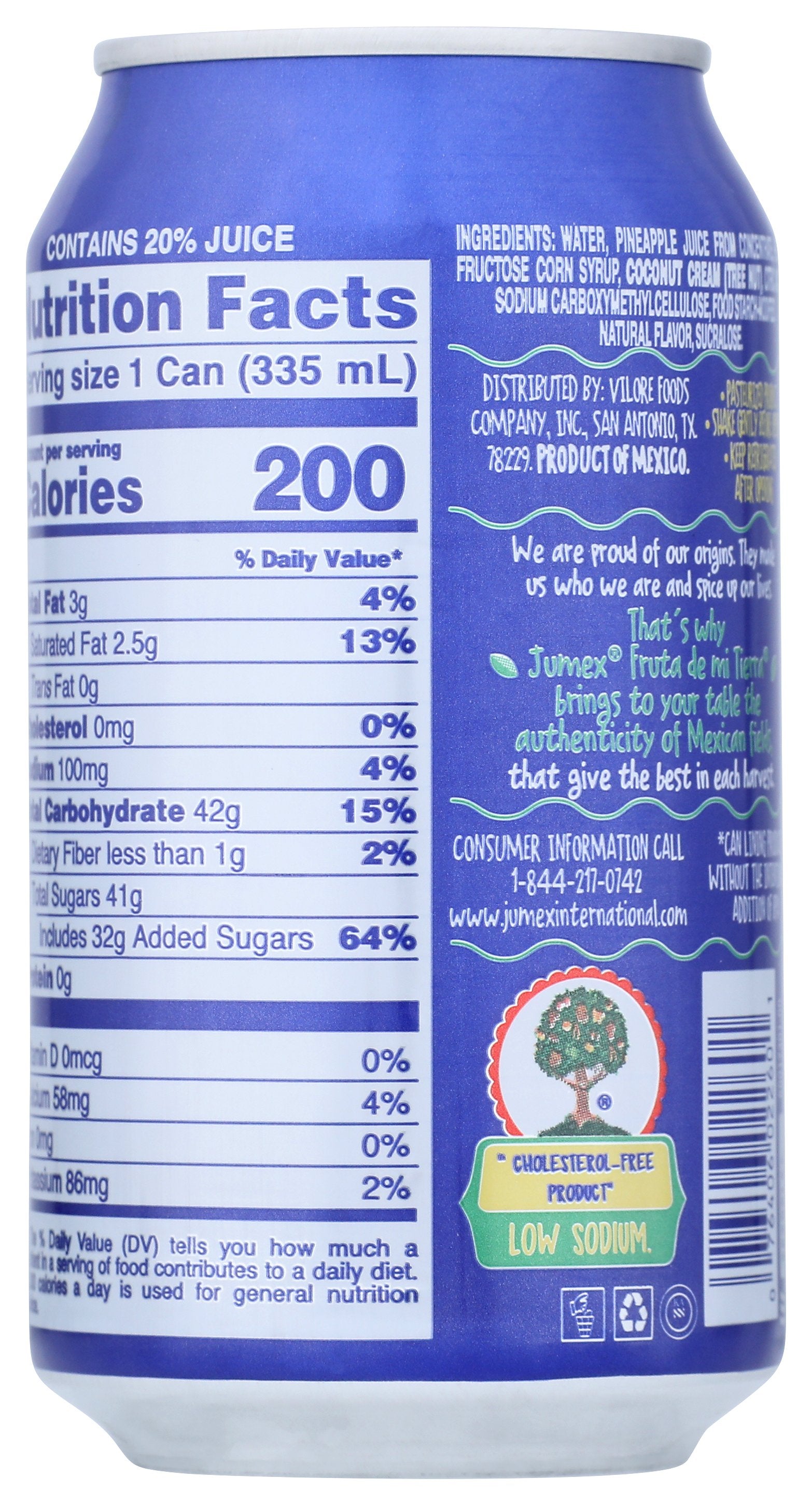 JUMEX NECTAR COCONUT PNNPPL - Case of 24