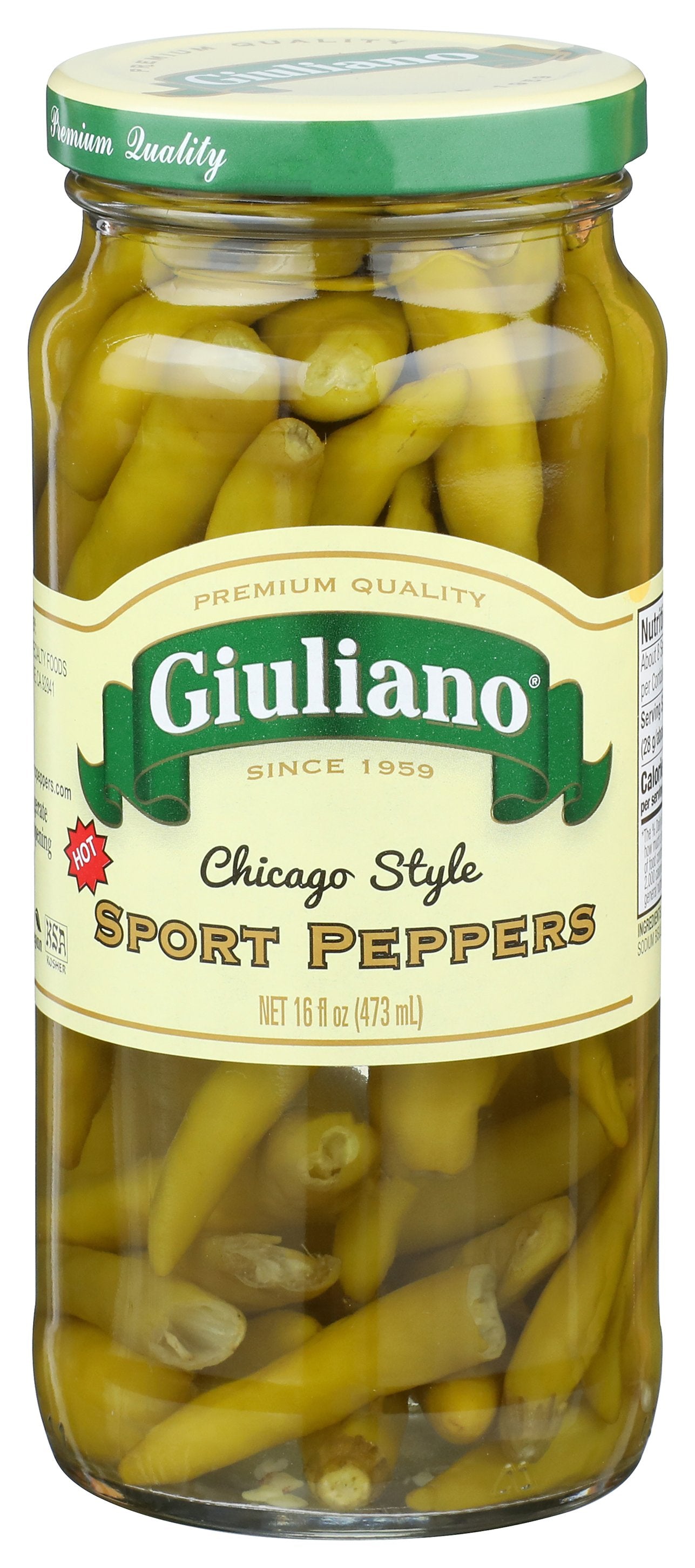 GIULIANO PEPPER SPORT CHICAGO STYLE - Case of 6