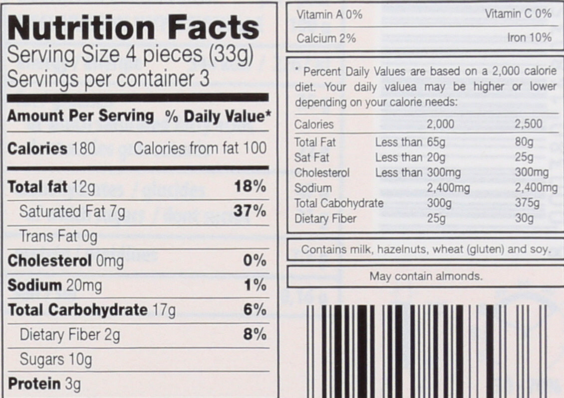 LOACKER COOKIE PSTCCRIA HZLNT DRK 100G - Case of 12