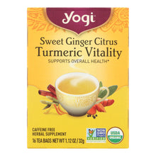 Load image into Gallery viewer, Yogi - Tea Gng Cit Tmrc Vitamin - Case Of 6-16 Bag