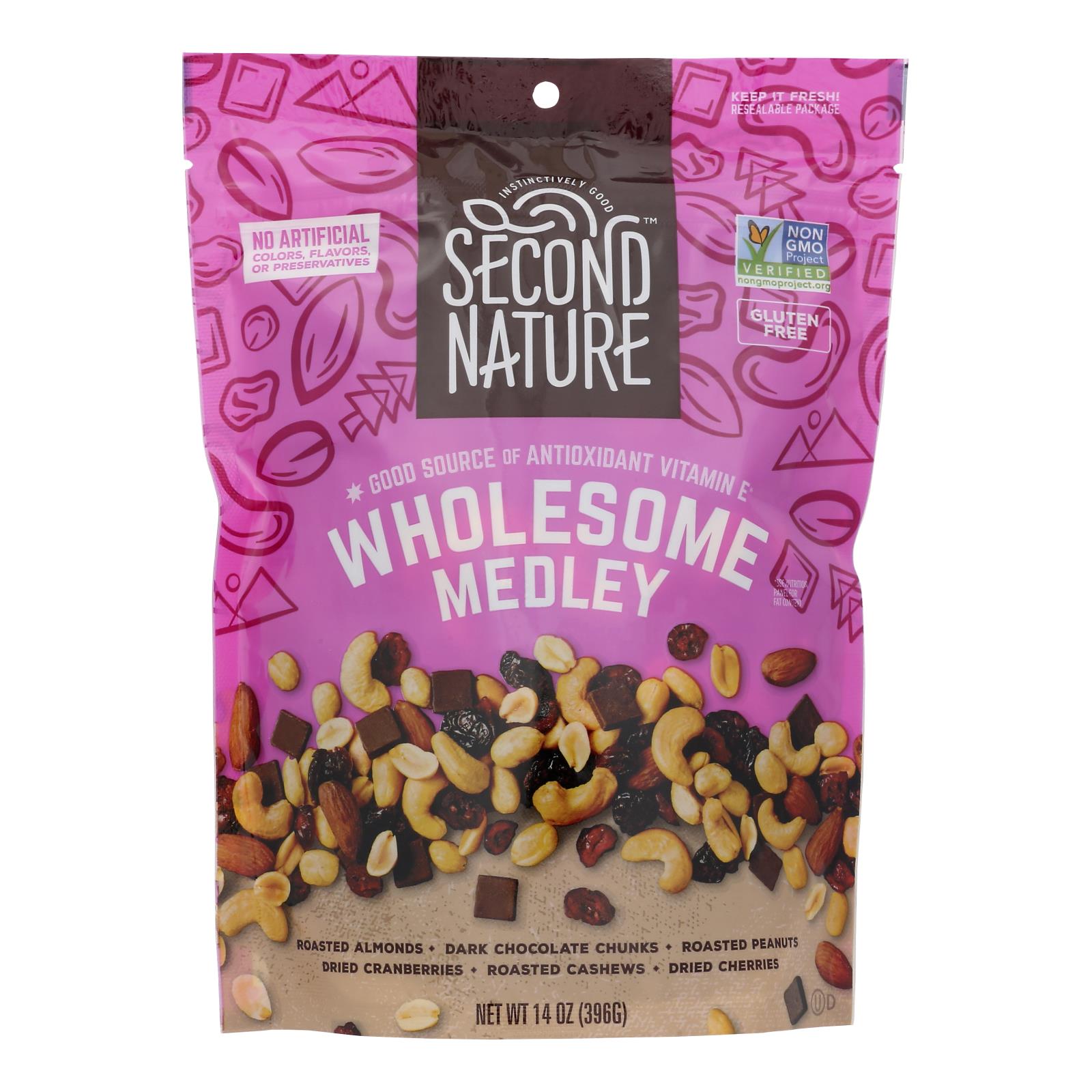 Second Nature - Nut Medley Wholesome - Case Of 6-14 Oz