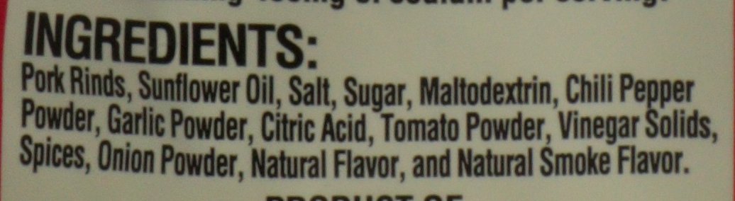 SOUTHERN RECIPE SMALL BAT PORK RIND KIMCHI BB - Case of 6