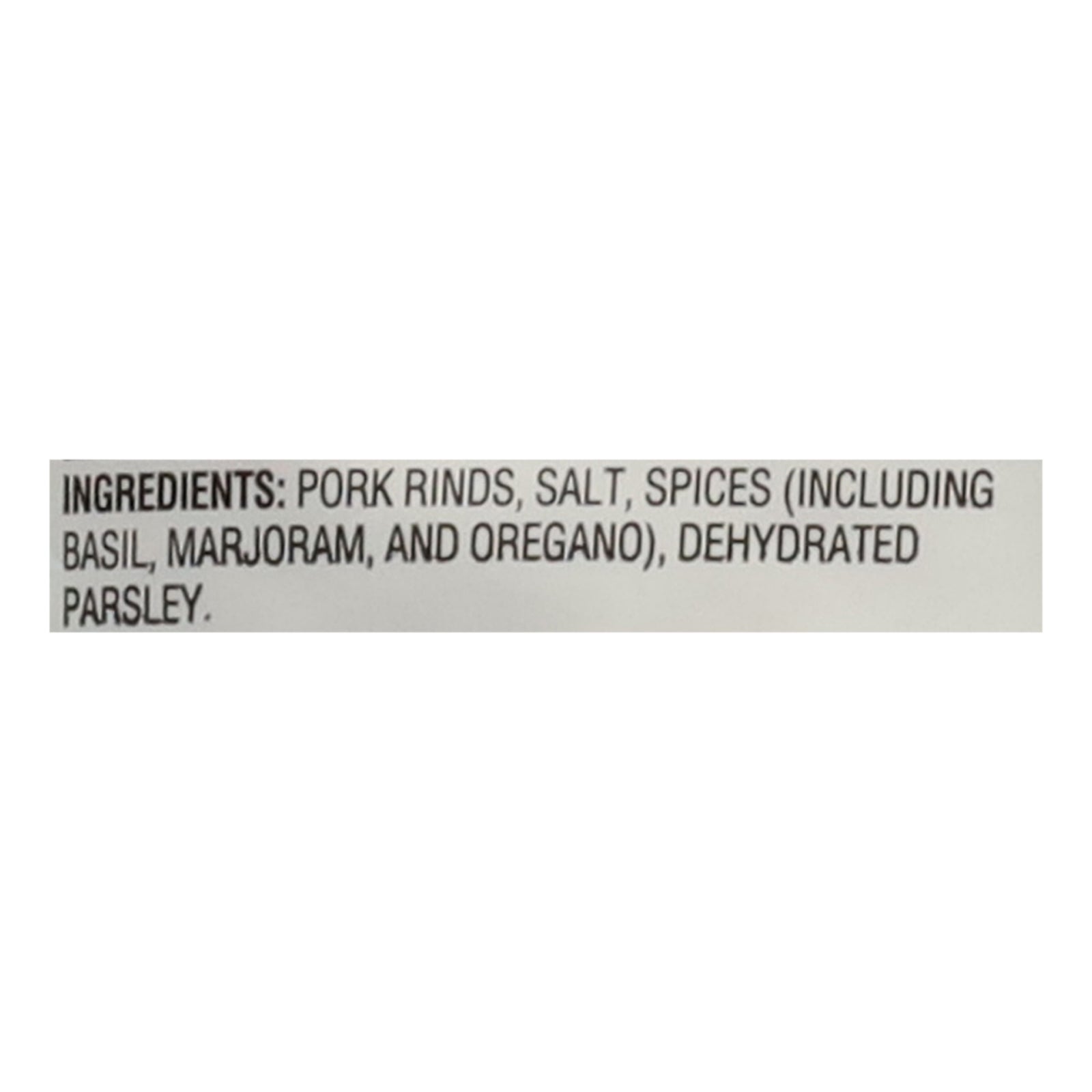 Southern Recipe Small Batch - Pork Rind Crtn Itl Herb - CS of 6-2 OZ