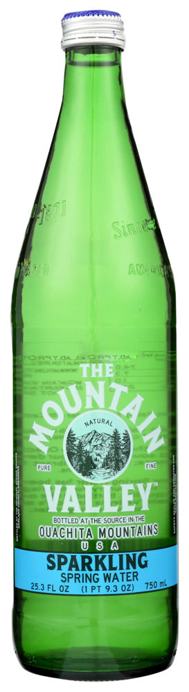 Mountain Valley Water Sparkling Glass - Count of 12 - 750ml
