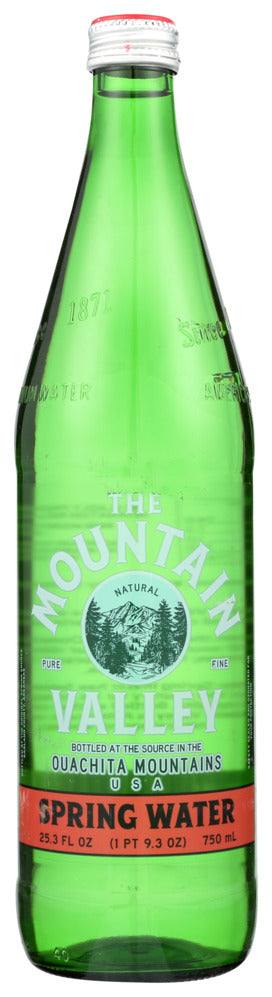 Mountain Valley Water Spring Glass - Pack of 12 - 750 ml