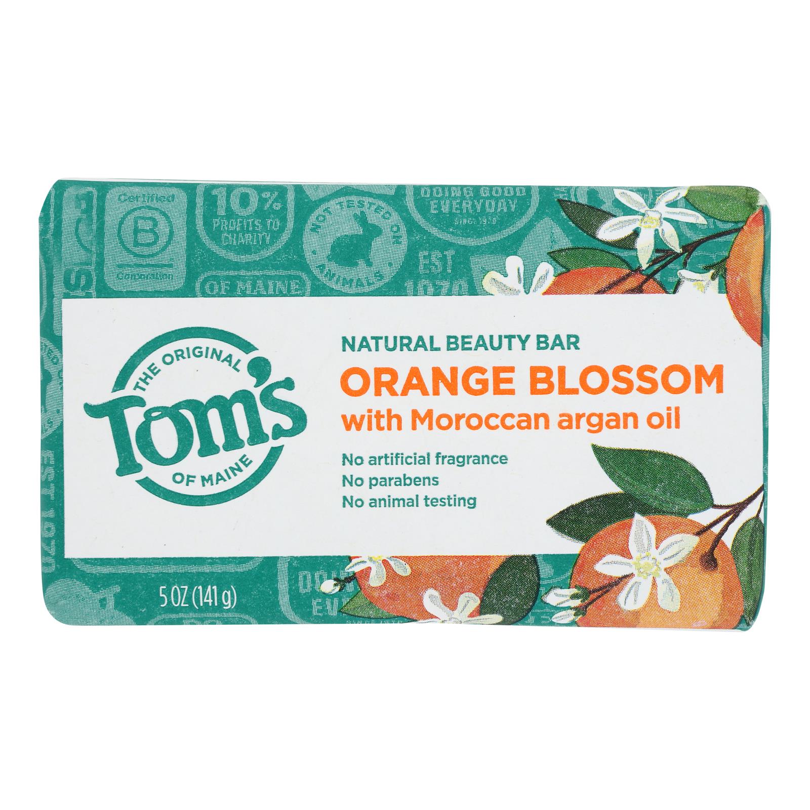 Tom's Of Maine Beauty Bar - Orange Blossom - Case Of 6 - 5 Oz