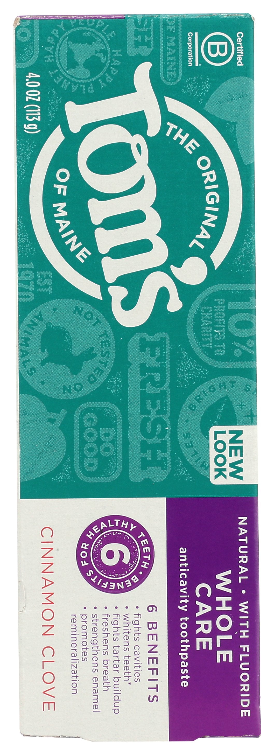TOMS OF MAINE TTHPASTE WHL CARE CLOVE