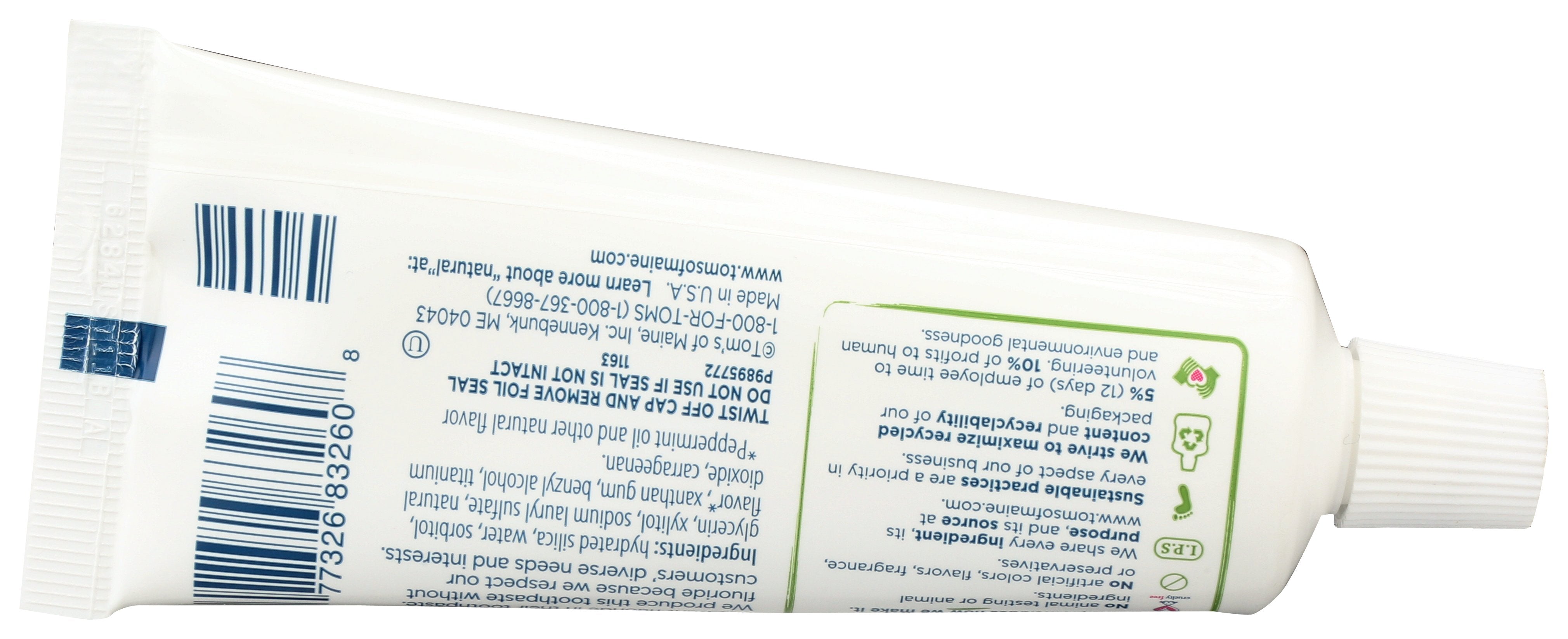 TOMS OF MAINE TTHPASTE FF WHTNG FRES MI - Case of 3