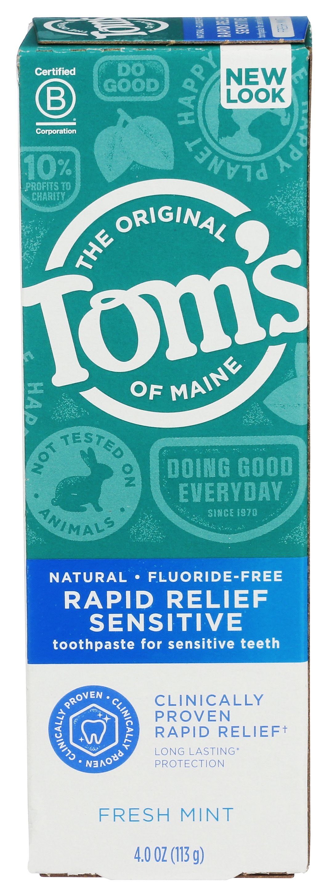 TOMS OF MAINE TOOTHPASTE SNSTVE RELIEF - Case of 3