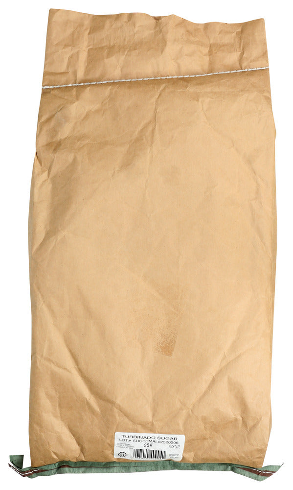 Bulk Sweeteners Sugar Demerara Turbinado - 25 lb