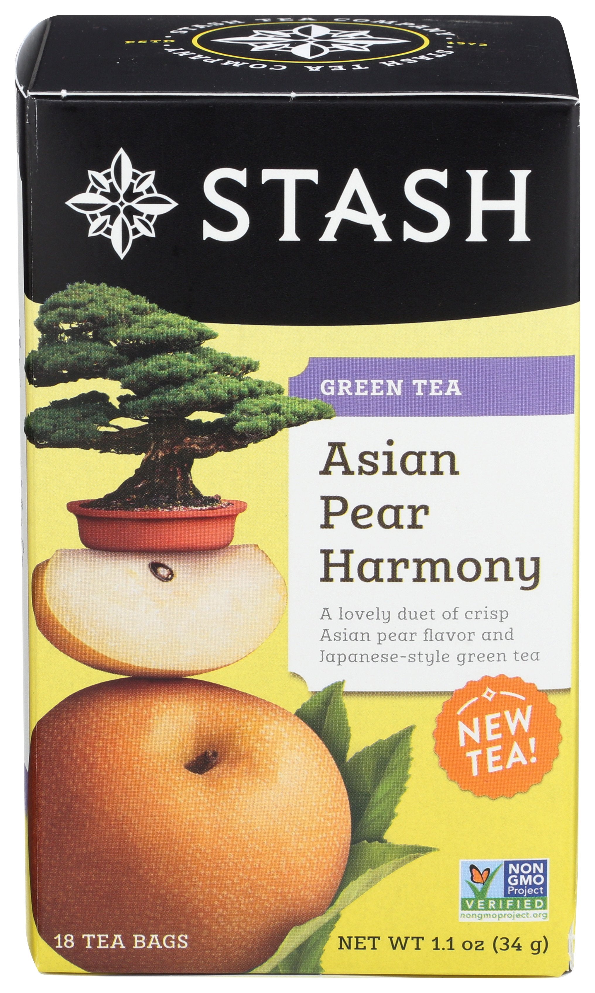 STASH TEA TEA BLND ASIAN PEAR HRMNY - Case of 6