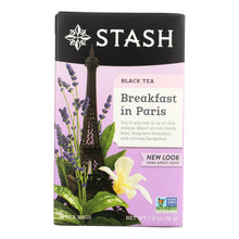 Load image into Gallery viewer, Stash Tea Black Tea - Breakfast In Paris - Case Of 6 - 18 Bags