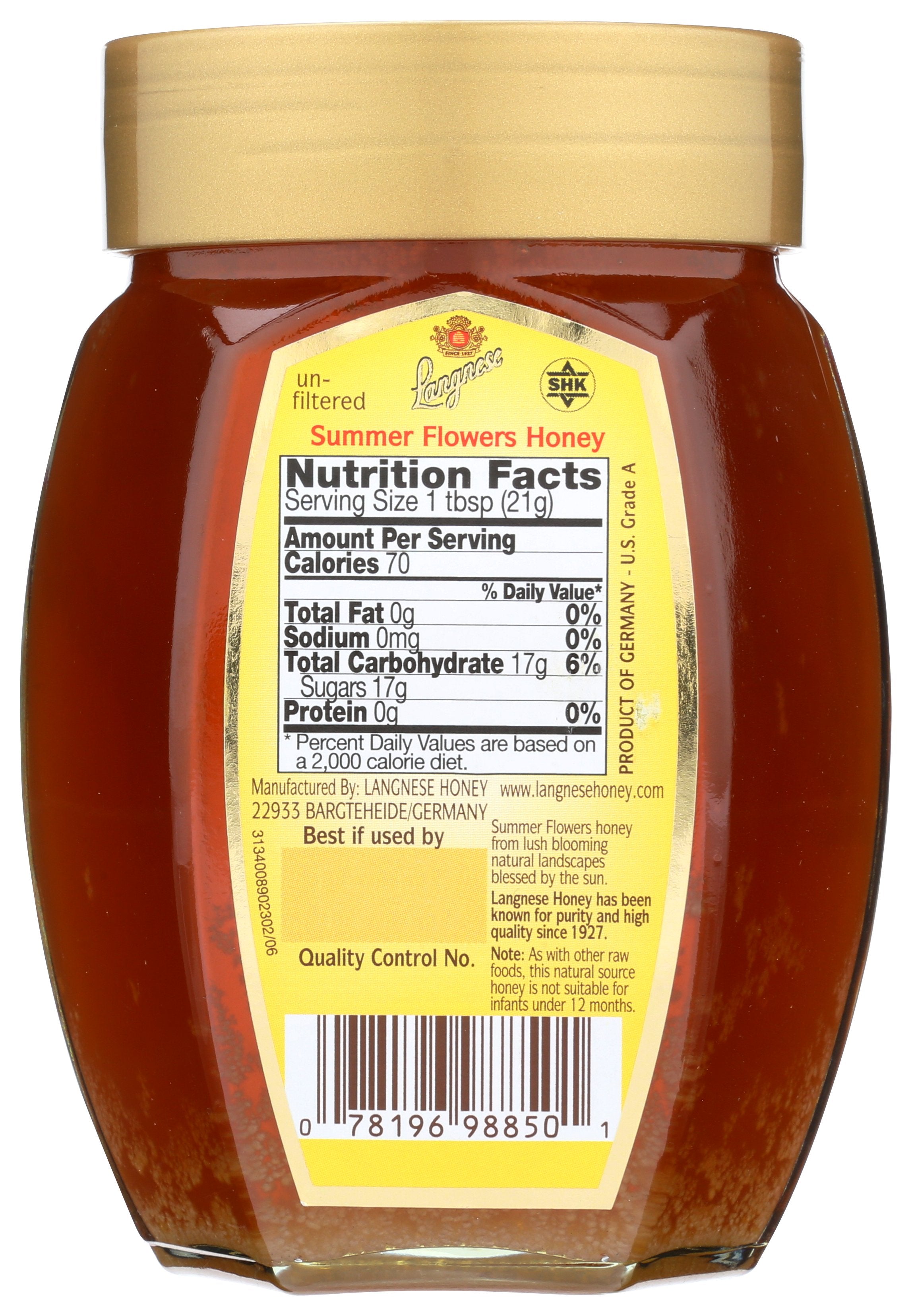 LANGNESE HONEY SUMMER FLOWERS - Case of 10