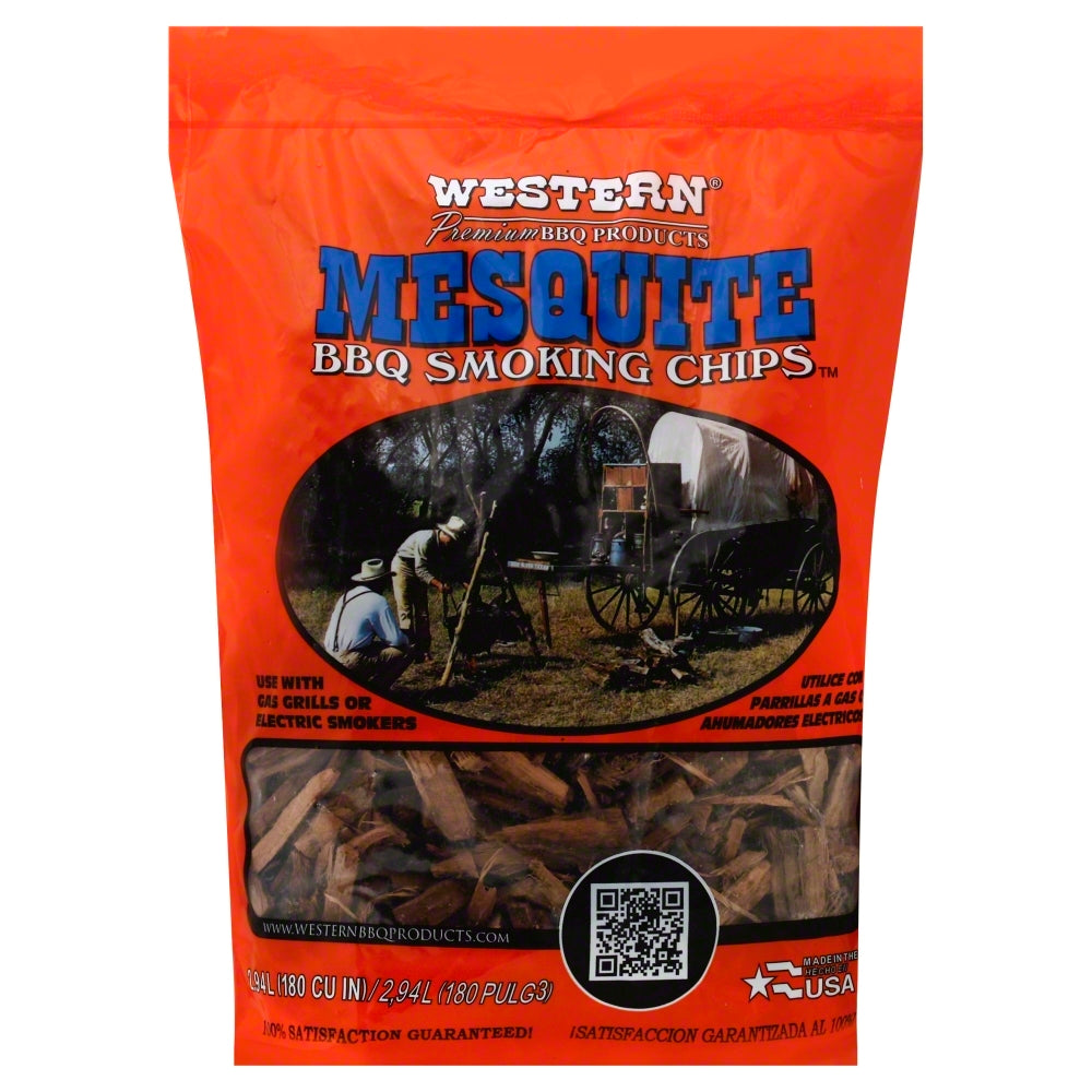 Western Mesquite BBQ Smoking Chips 1 ea - Case of 6