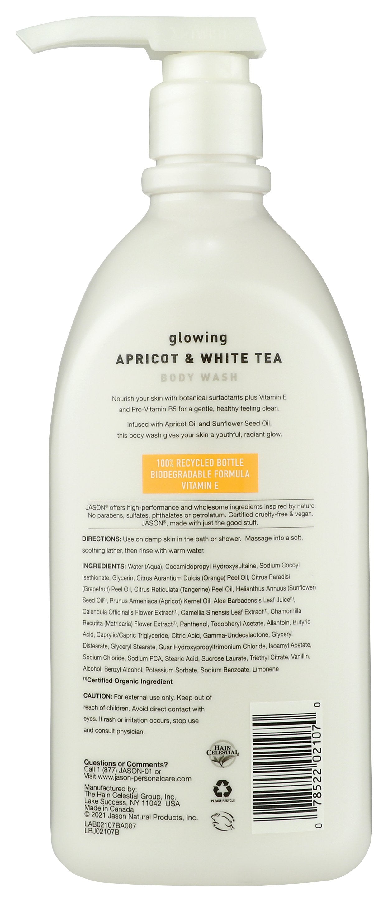 JASON BODY WASH APRICOT - Case of 3
