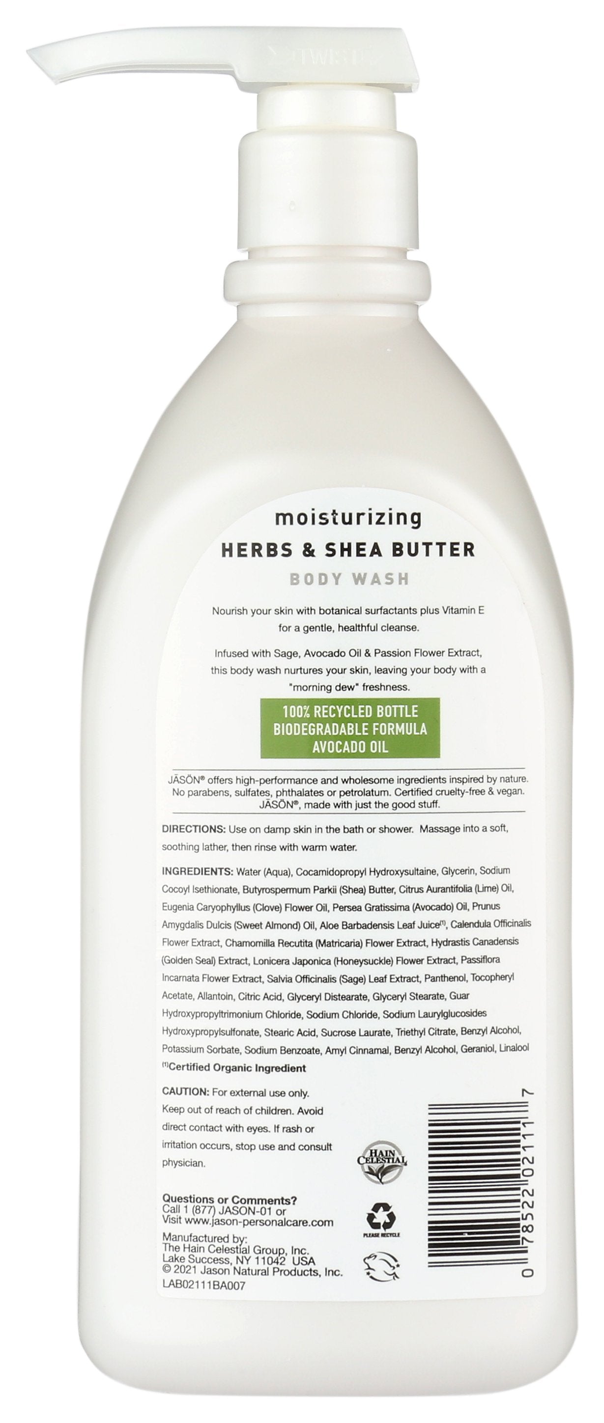 JASON BODY WASH HERBAL - Case of 3