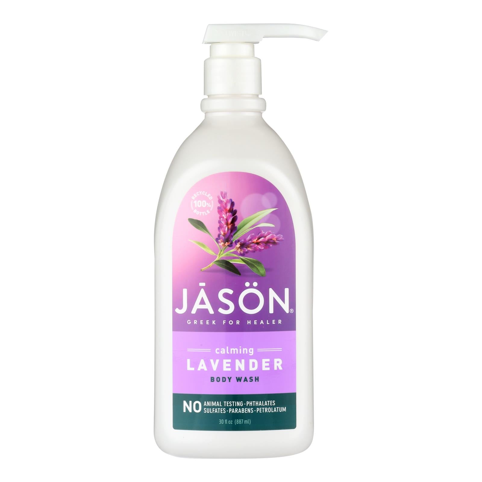 Jason Body Wash Pure Natural Calming Lavender - 30 Fl Oz