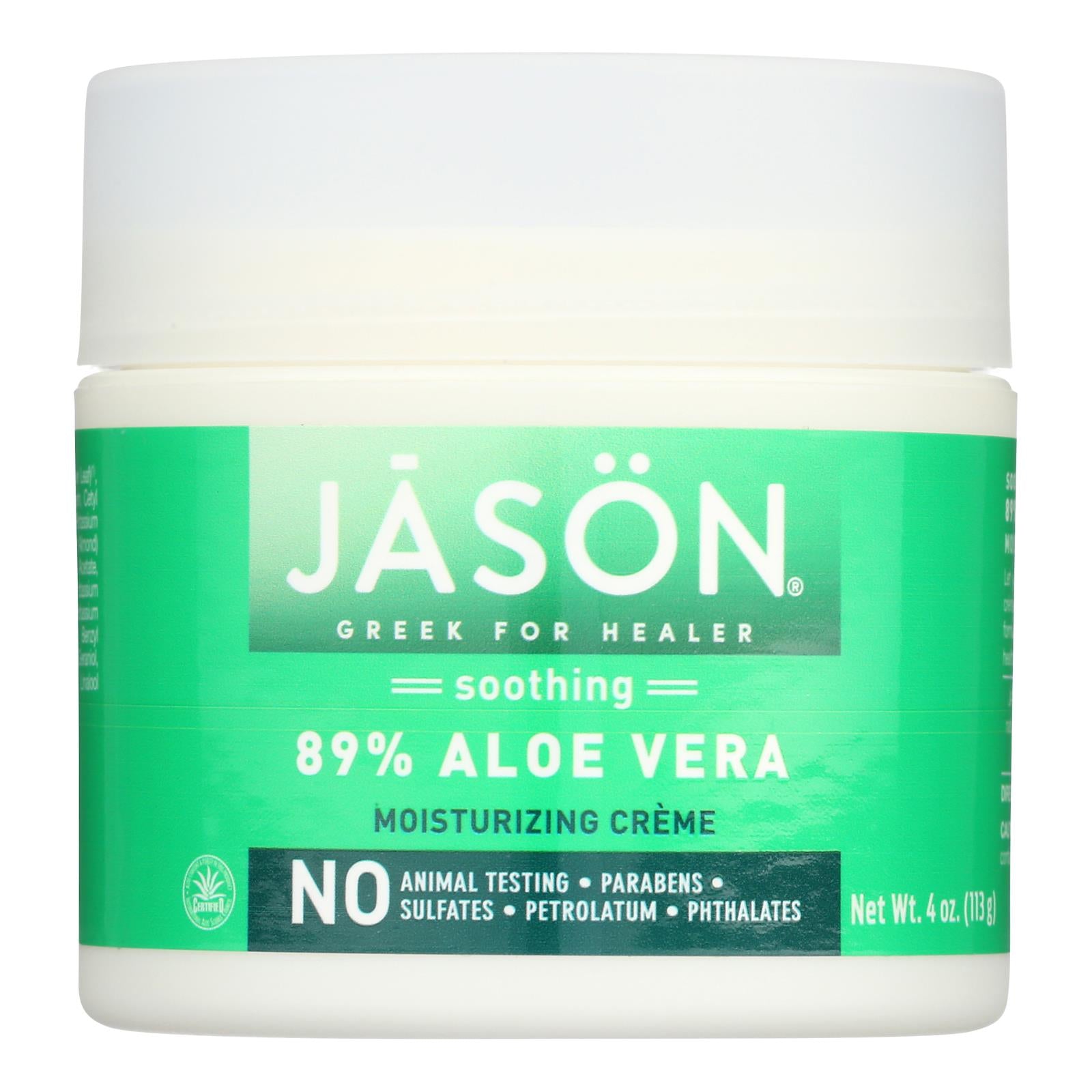 Jason Ultra-comforting Aloe Vera Moisturizing Creme - 4 Oz