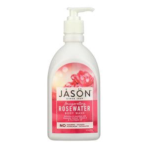 Jason Natural Products - Body Wash Rosewater - 1 Each-16 Fz