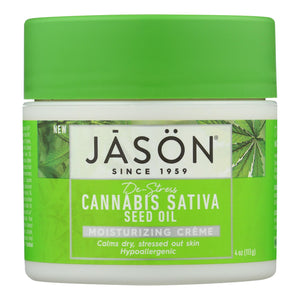 Jason Natural Products - Moistrzng Cream Canbis Satv - 1 Each-4 Oz