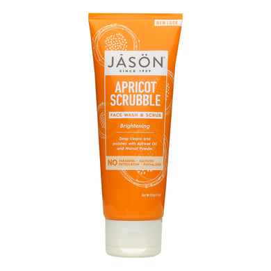 Jason Facial Wash And Scrub Apricot Scrubble - 4 Fl Oz
