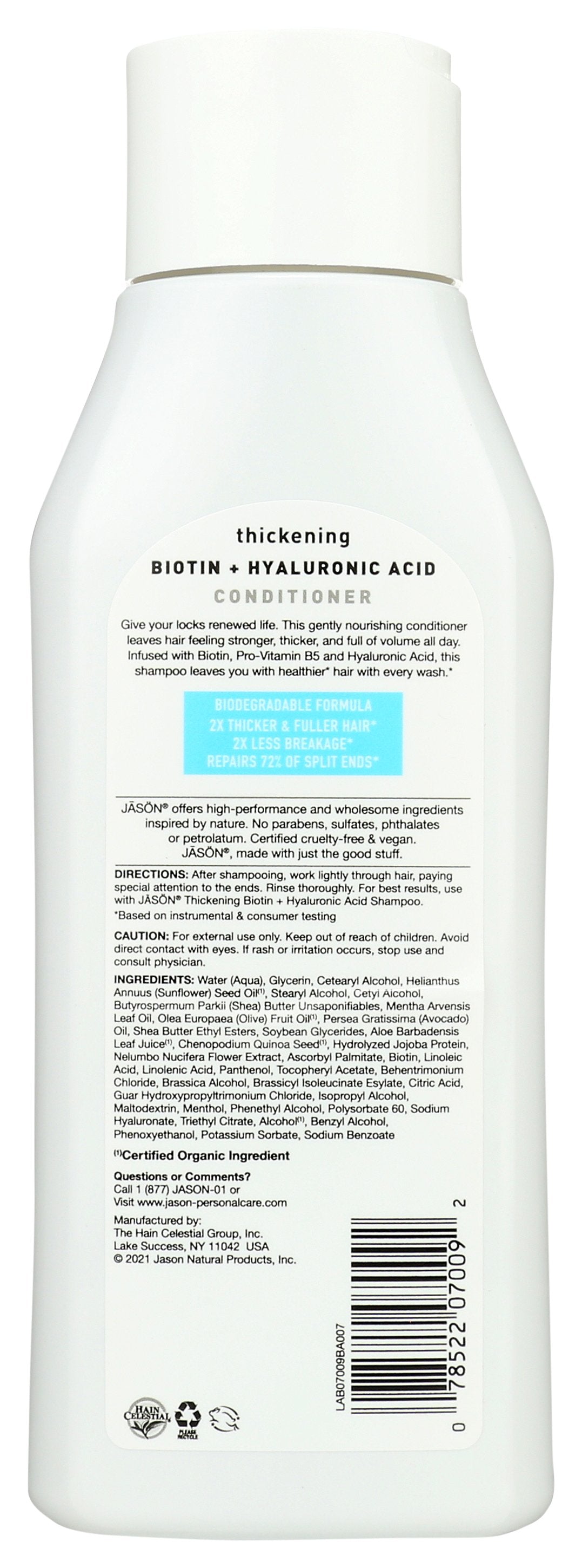 JASON CONDTNR BIOTIN NTRL - Case of 3