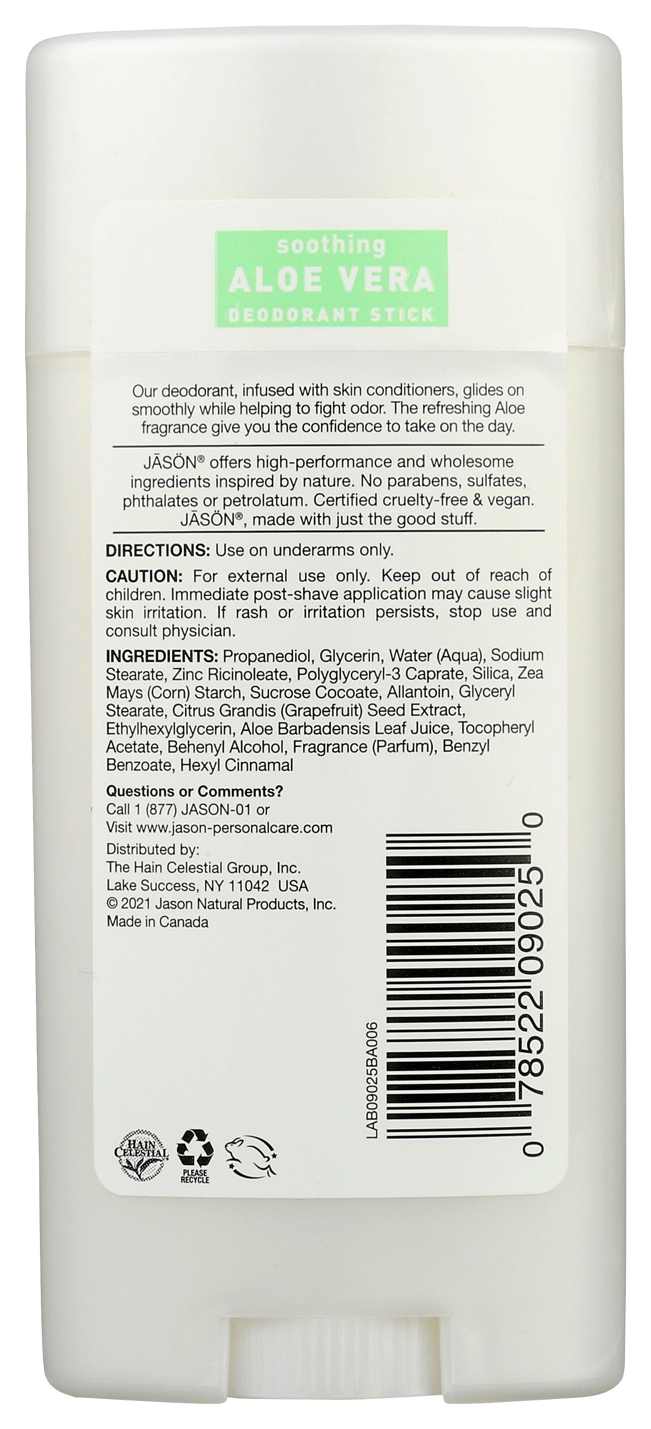 JASON DEOD STICK ALOE VERA - Case of 3