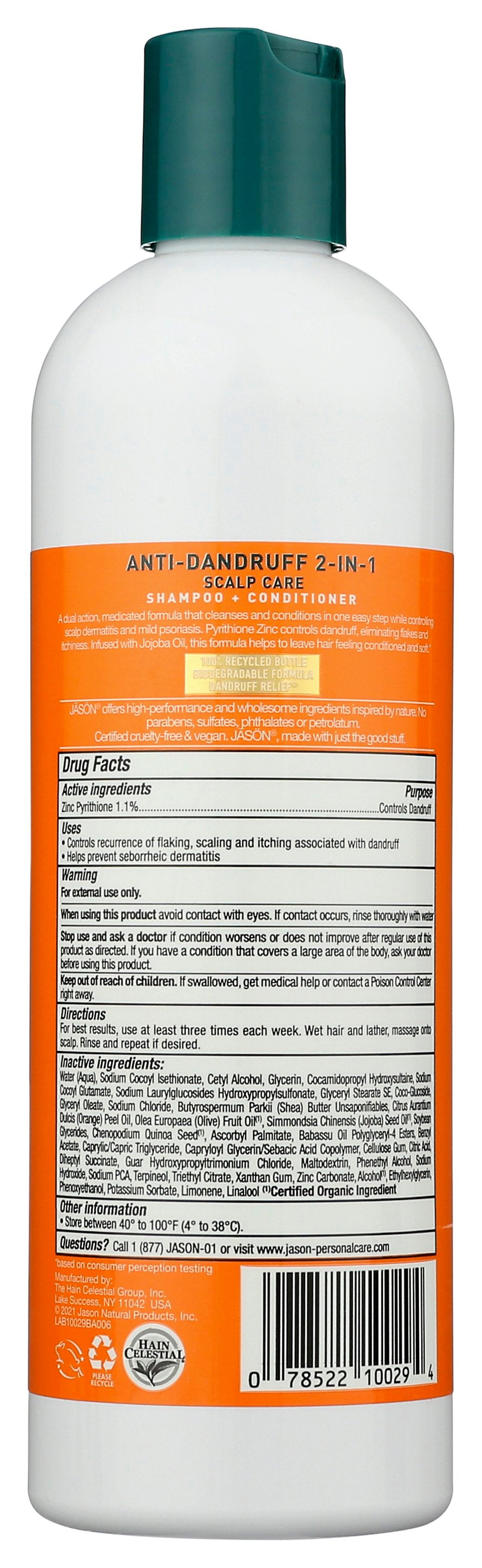 JASON SHAMPOO CNDTNR DANDRUFF - Case of 3