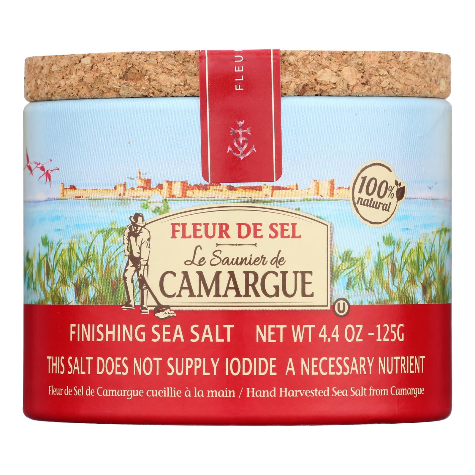 Le Saunier De Camargue French Sea Salt - Fleur De Sel - Case of 6 - 125 Gram