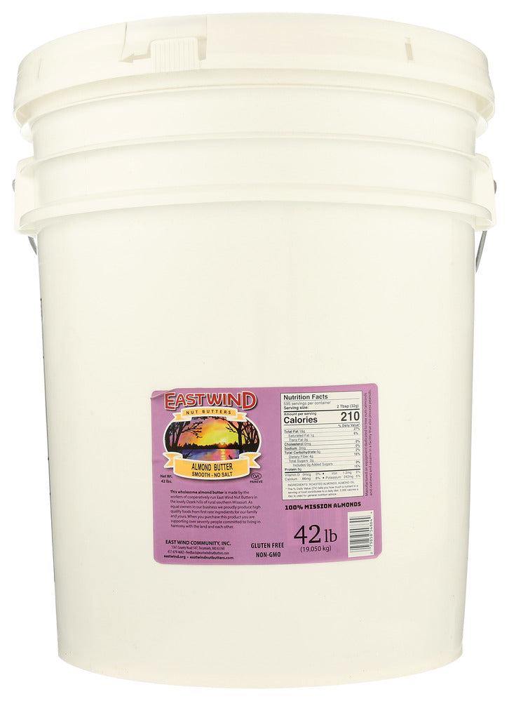East Wind Nut Butter Almond Smooth - 42lb